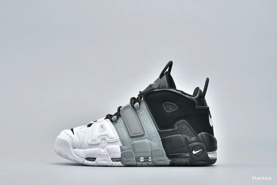 More White Nike Air Tri-Color Uptempo 921948-002 Grey Black 1226